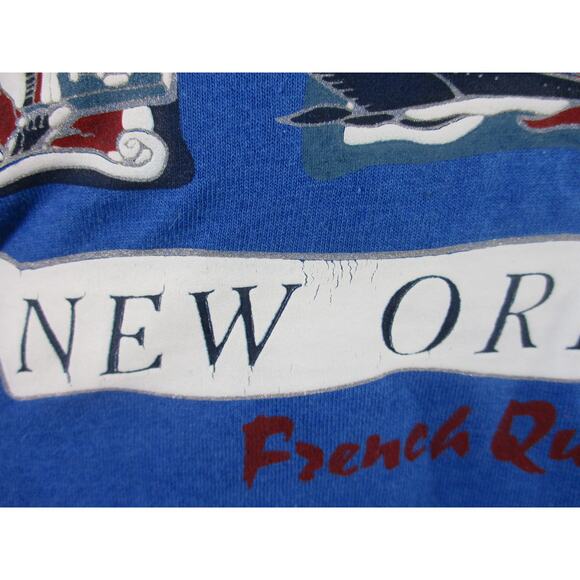 Vintage New Orleans French Quarter Graphic Tshirt Large - Picture 5 of 9